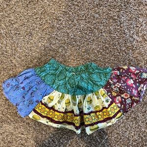 Matilda Jane Colorful Kids Patchwork Skirt